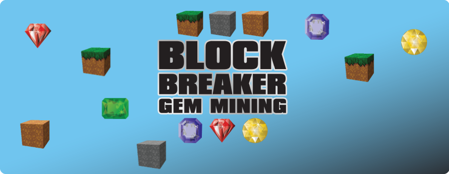 Block Breaker Gem Mining Game