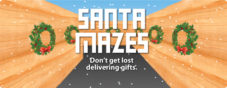 Santa Mazes Game