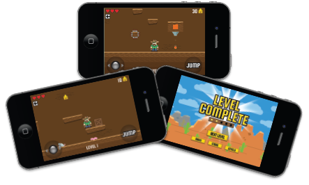 Cowboy Gold Round-Up Platformer Game